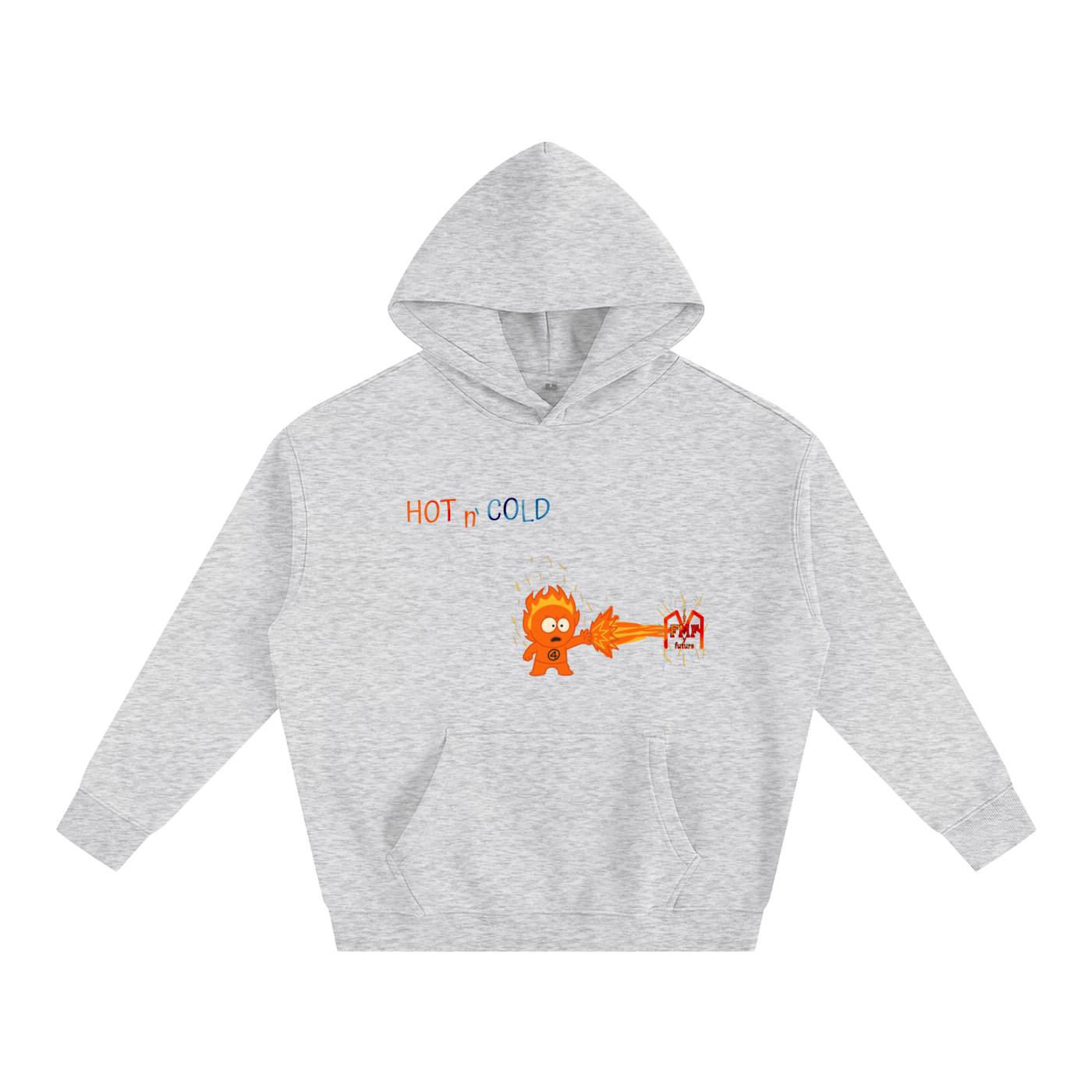 “Hot” Oversize Fleeced Hoodie
