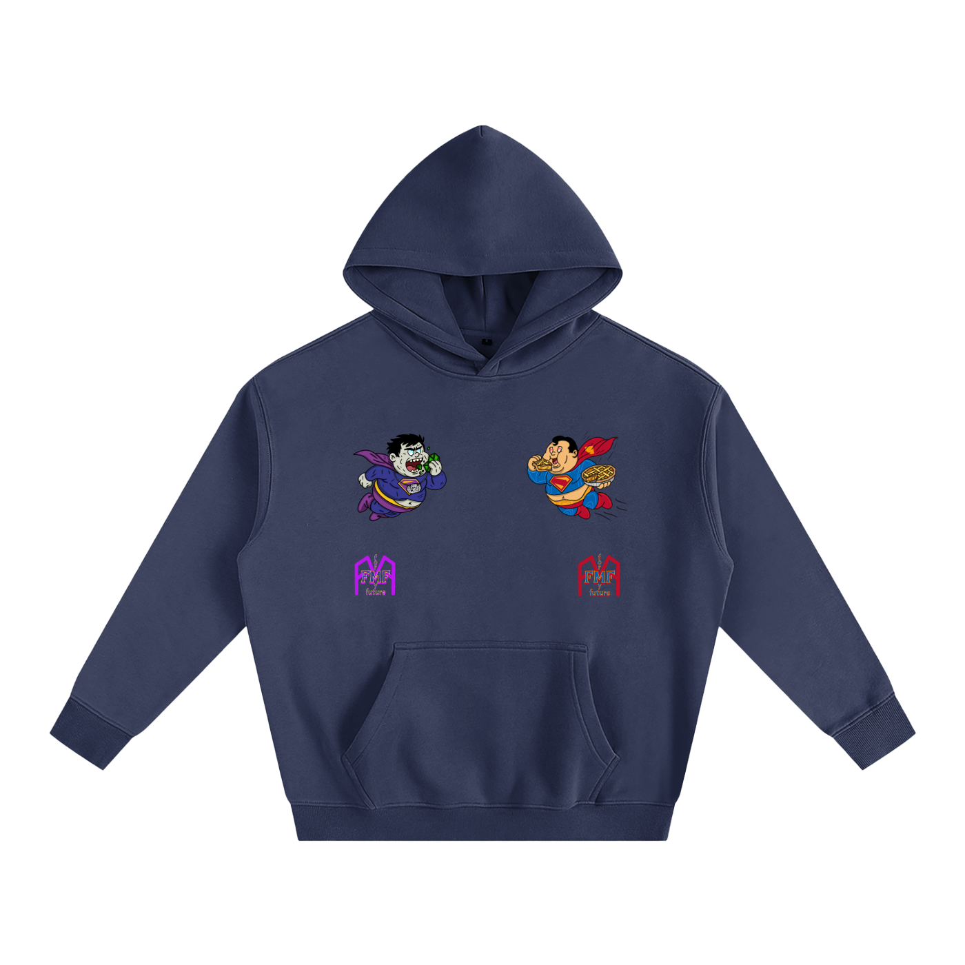 “Versus #2” Oversize Fleeced Hoodie