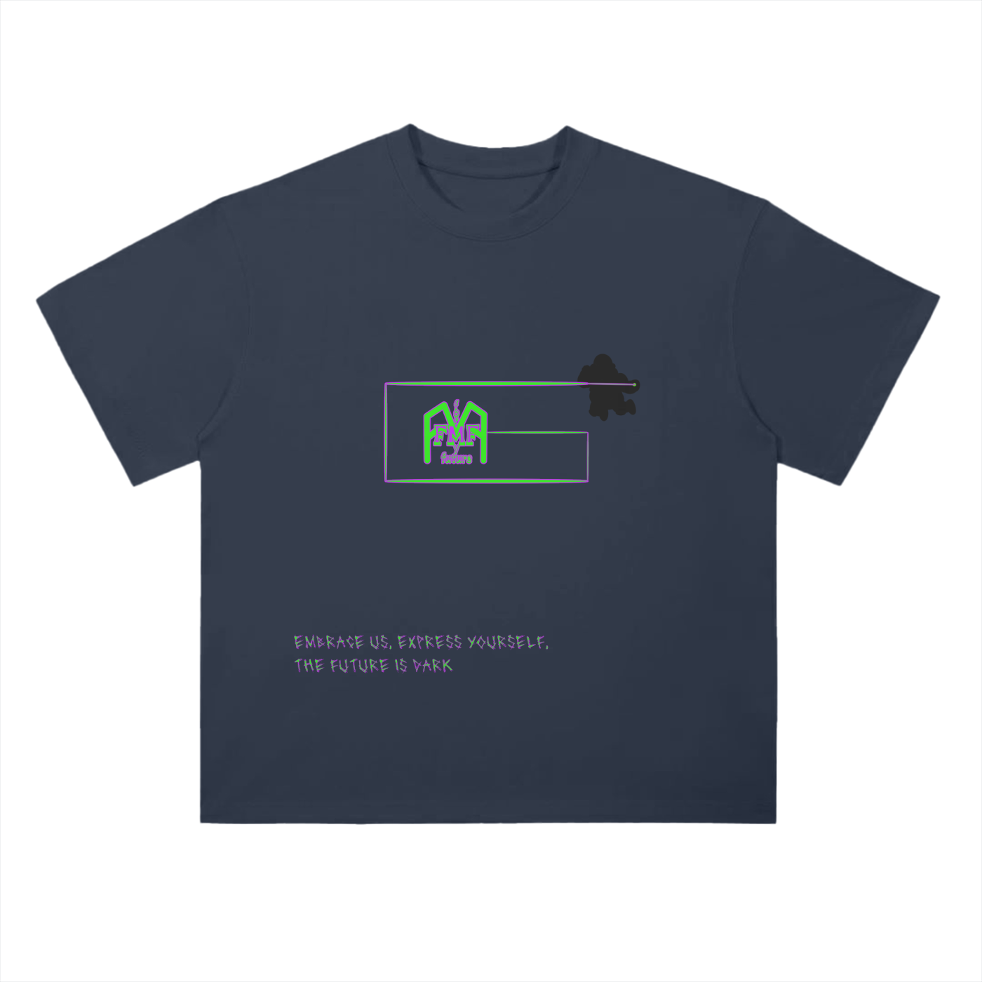 “The Future Is Dark #1” Drop Shoulder T-Shirt