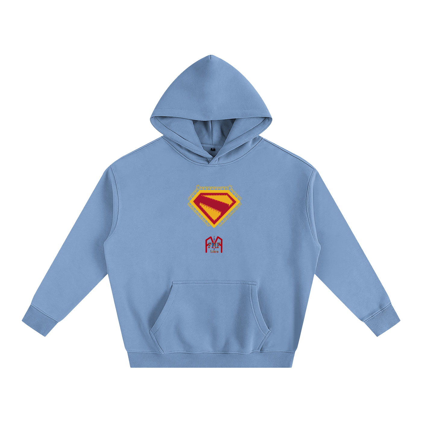 “Super-FMF” Oversize Fleeced Hoodie