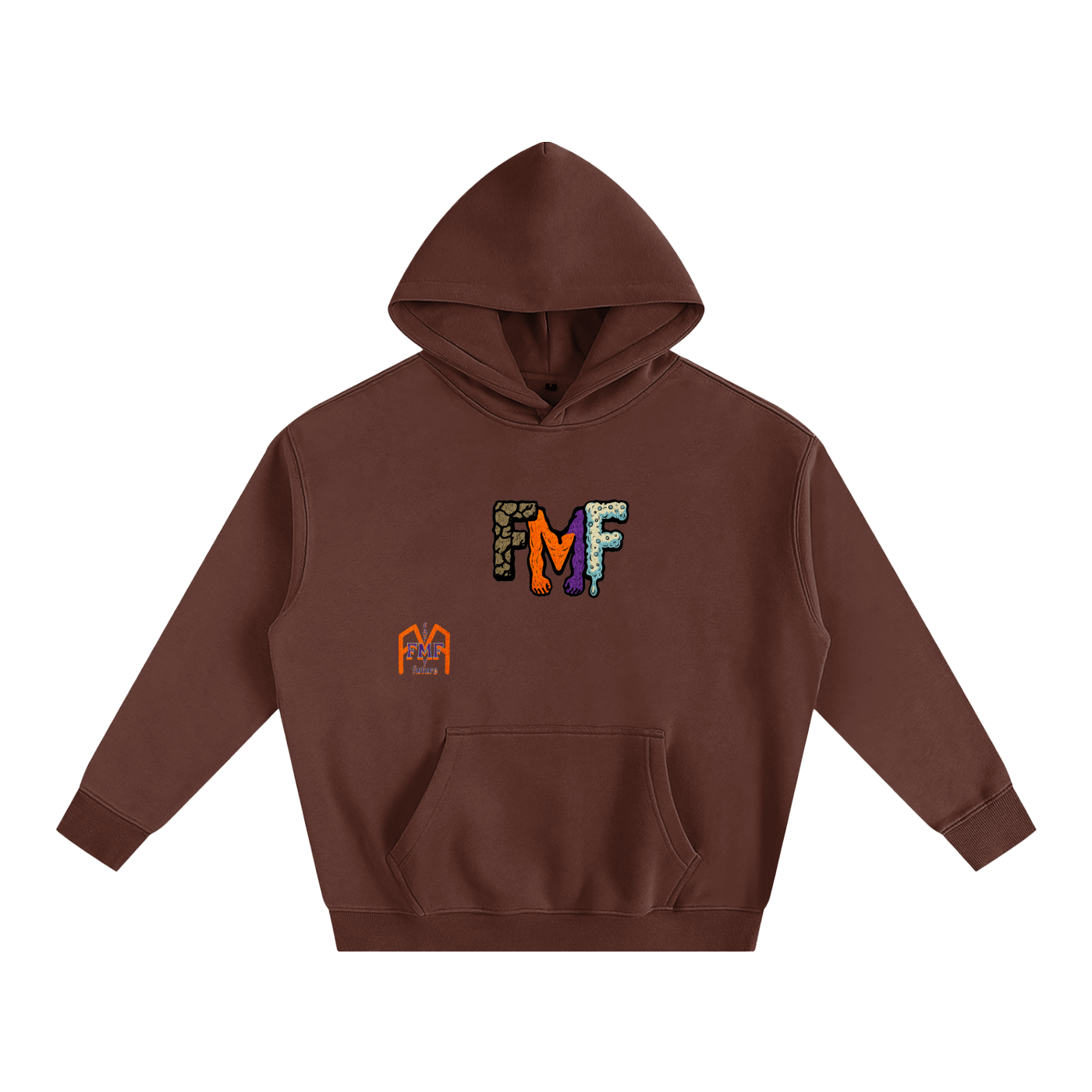 “Element Man” Oversize Fleeced Hoodie