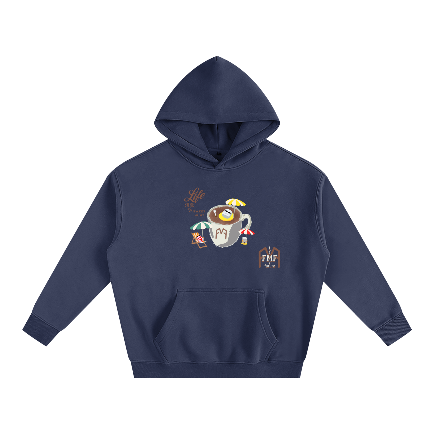 “Sure Is Sweet” Oversize Fleeced Hoodie