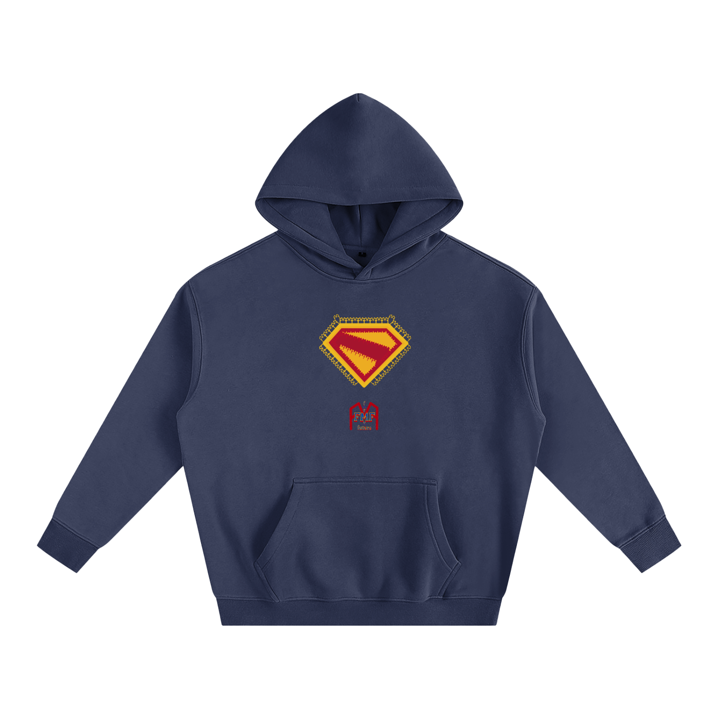 “Super-FMF” Oversize Fleeced Hoodie