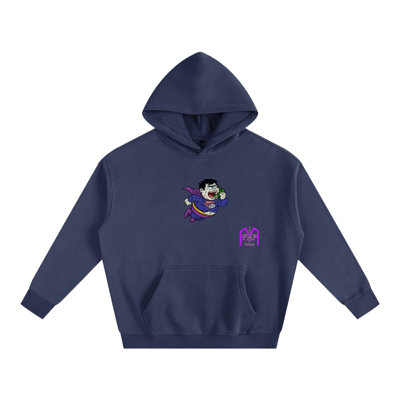 “Bizarro” Oversize Fleeced Hoodie
