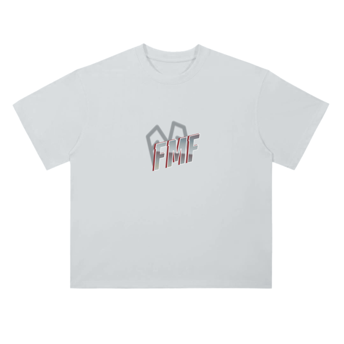 “FMF Shadows” (Silver) Drop Shoulder T-Shirt