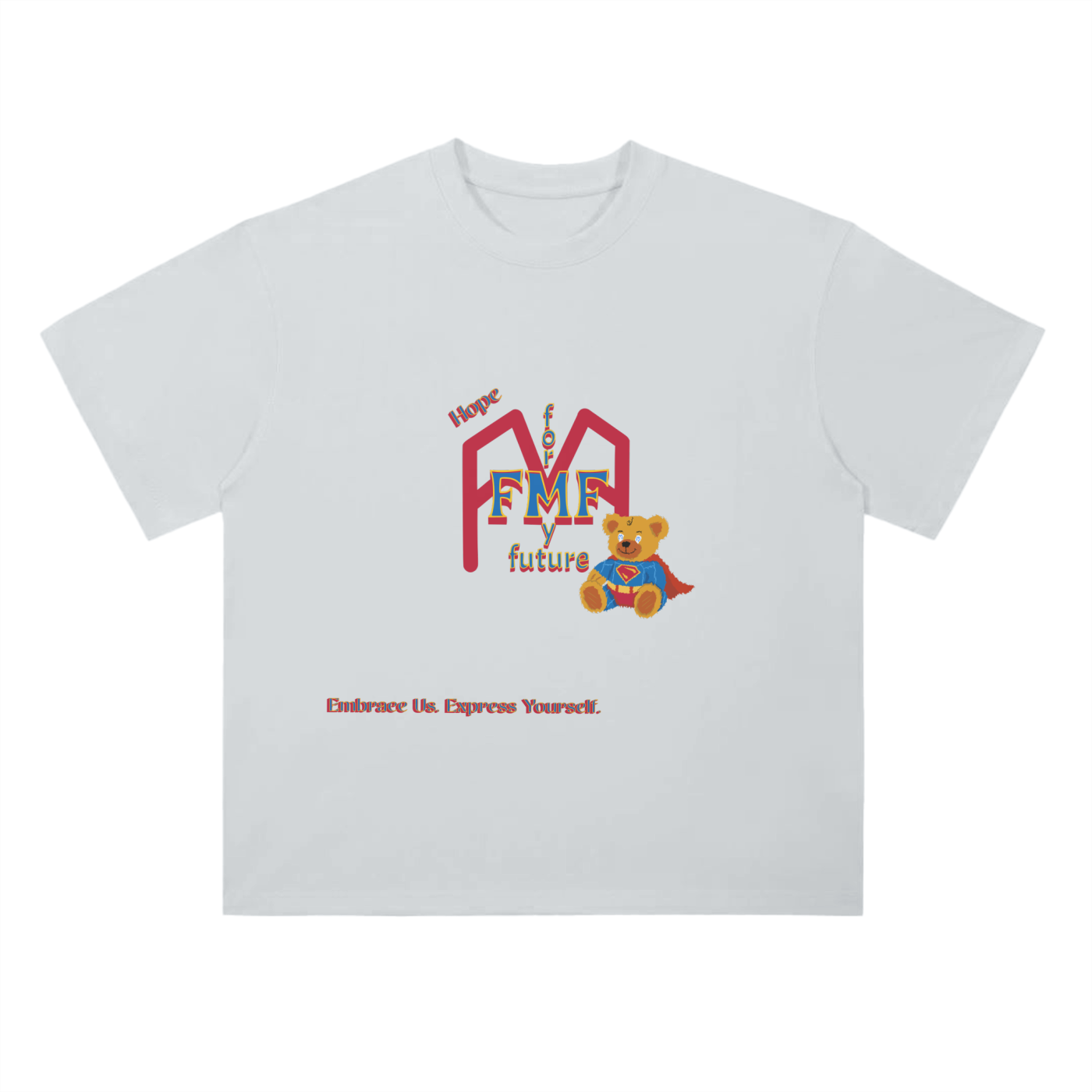 “Super Teddy” Drop Shoulder T-Shirt