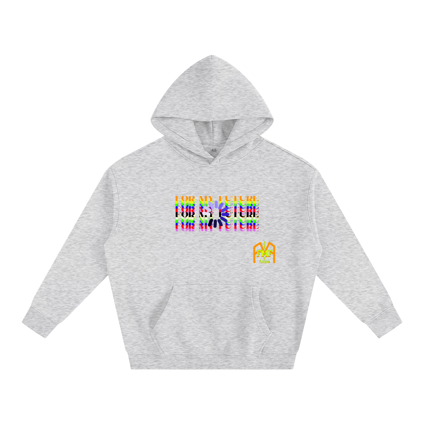 “Buffering” Oversize Fleeced Hoodie