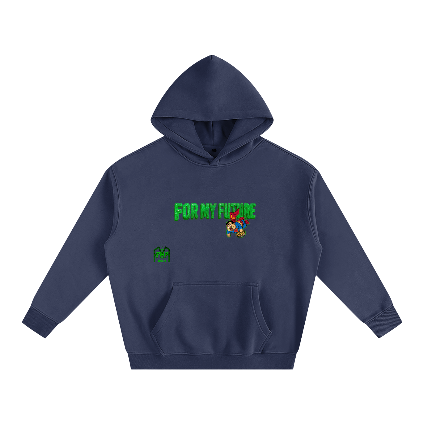 “Poisoned” Oversize Fleeced Hoodie