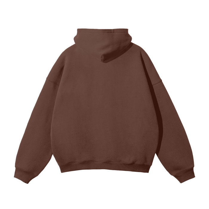 “FMF Shadows” (Red) Oversized Fleece Hoodie