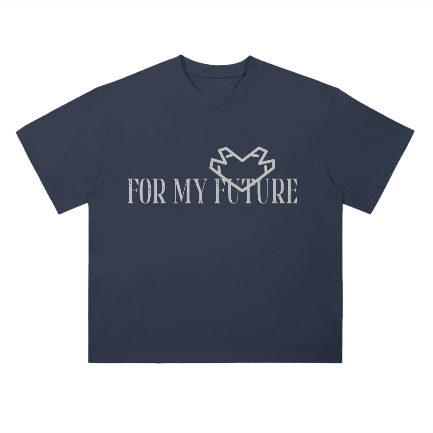 “<3” (Gray) Drop Shoulder T-Shirt