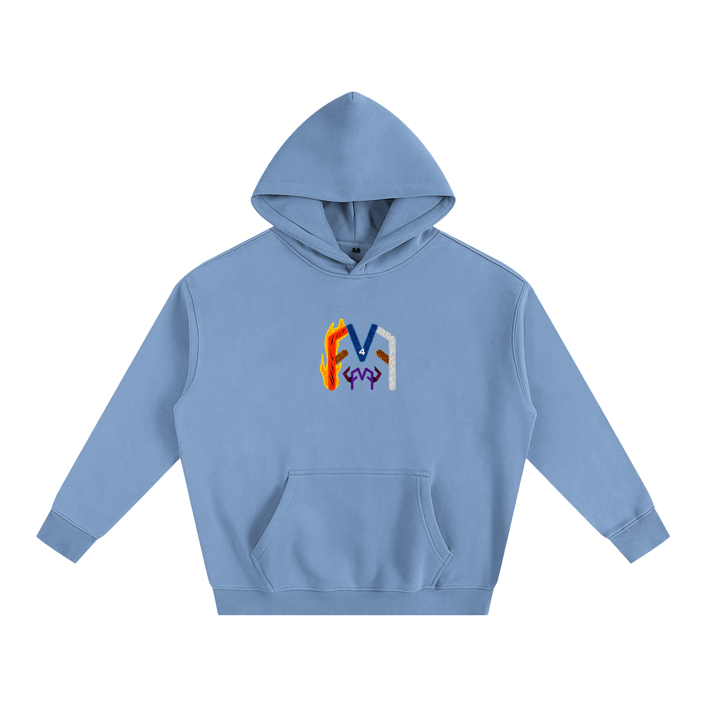 “Cosmic Rays” Oversize Fleeced Hoodie