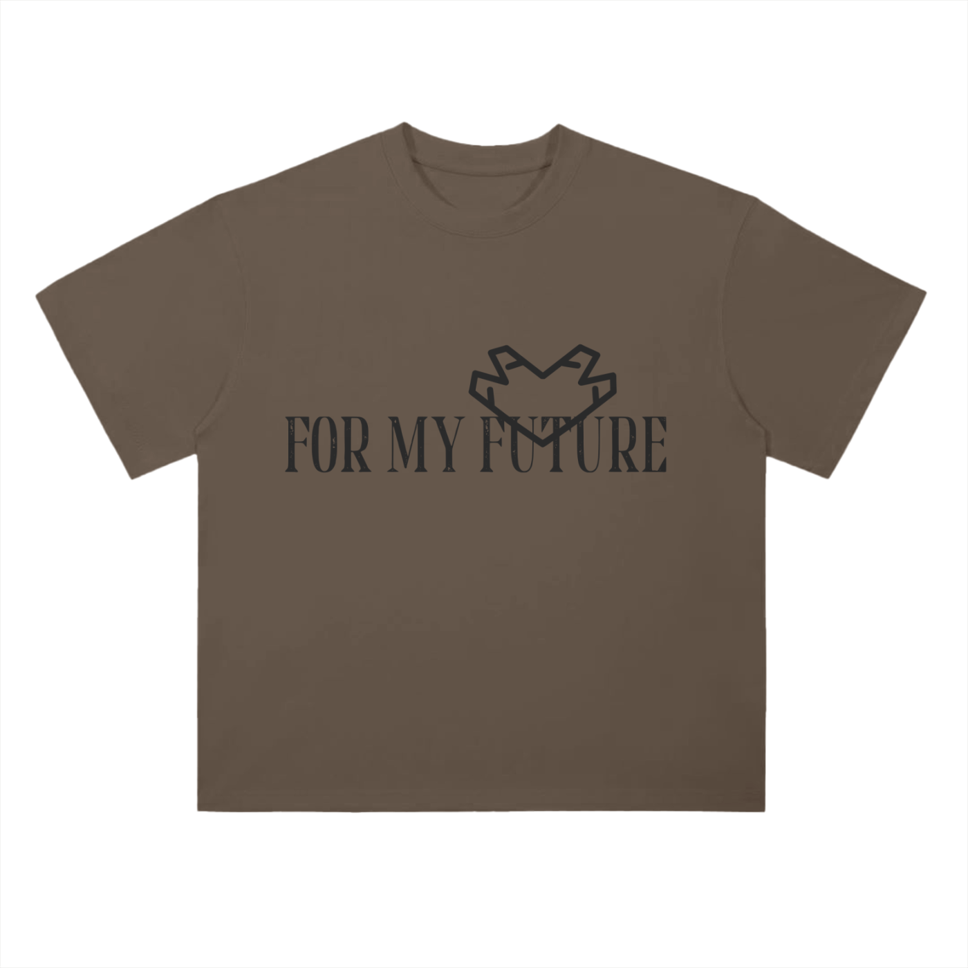 “<3” (Black) Drop Shoulder T-Shirt