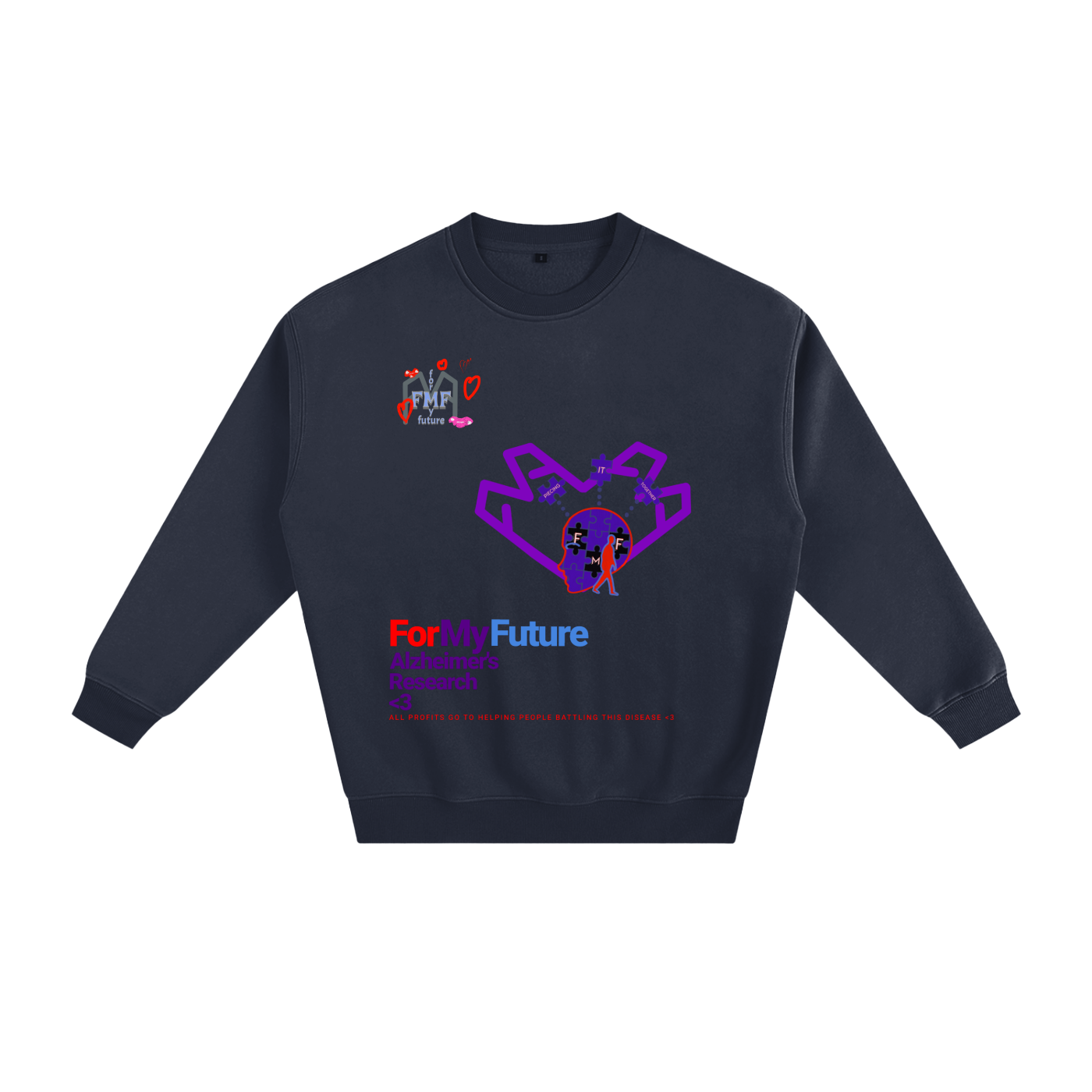 “Purple Heart” Fleeced Sweatshirt