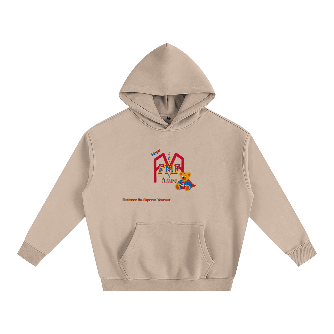 “Super Teddy” Oversize Fleeced Hoodie