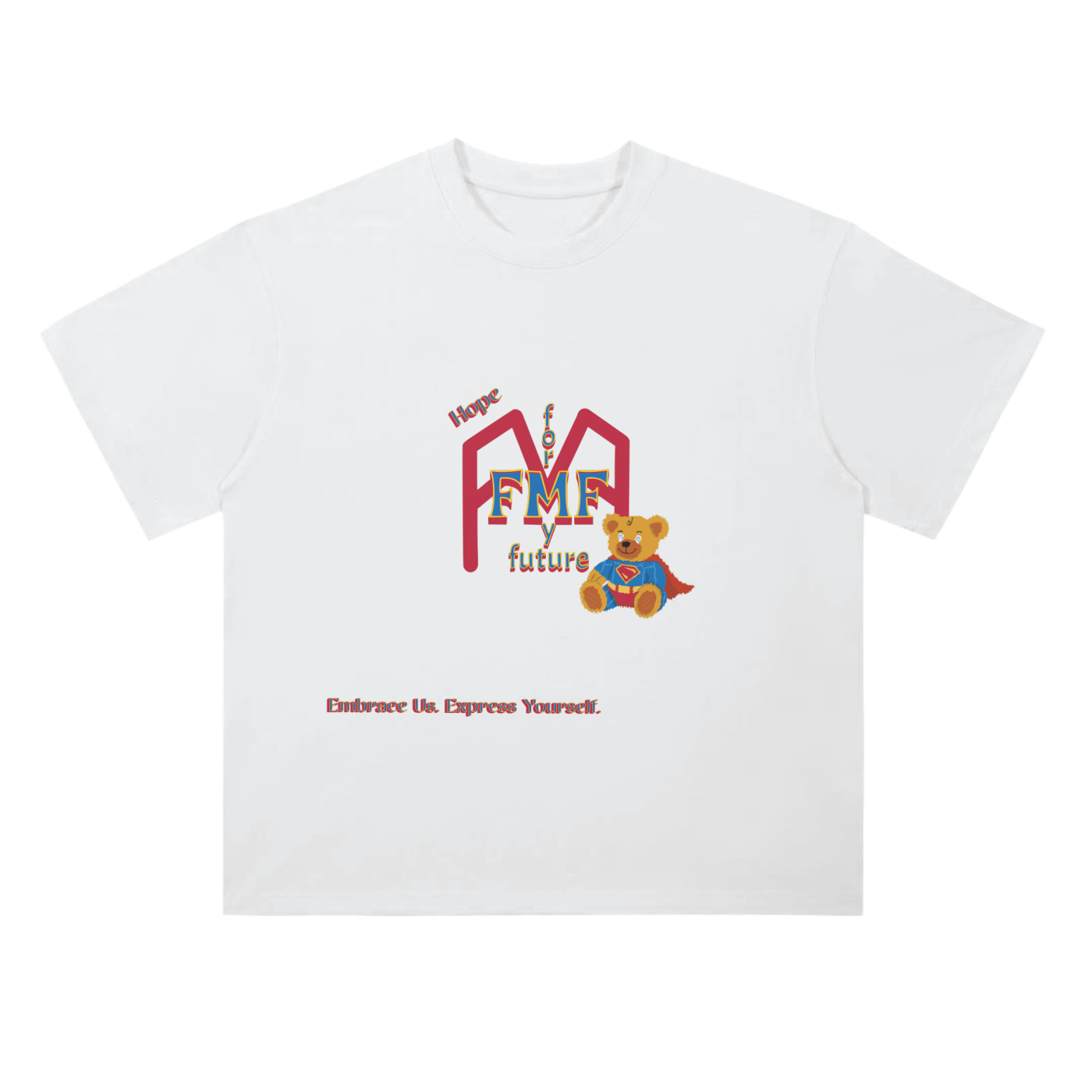 “Super Teddy” Drop Shoulder T-Shirt