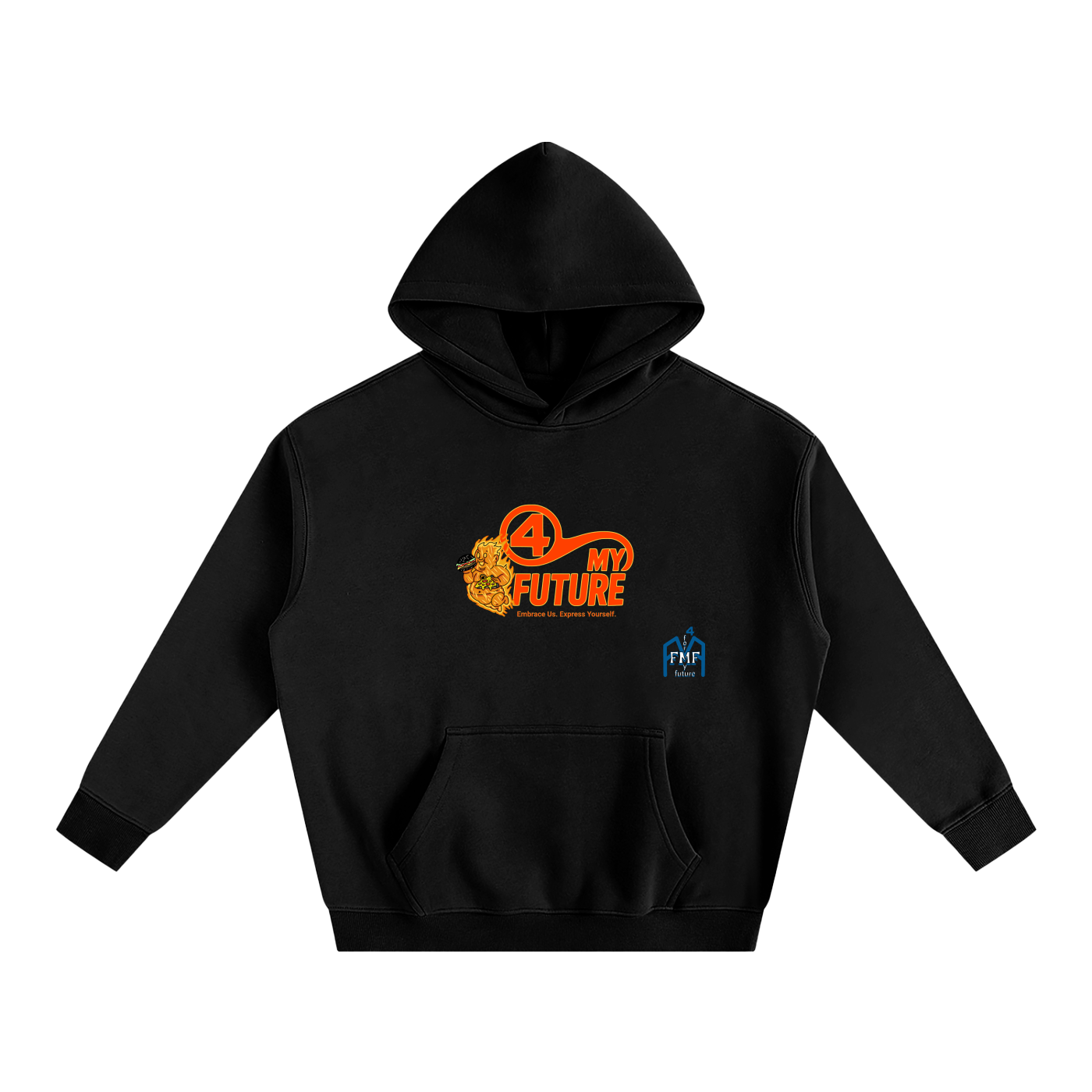 “The Human Torch” Oversize Fleeced Hoodie