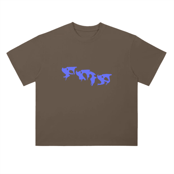 “Graffiti” (Blue) Drop Shoulder T-Shirt