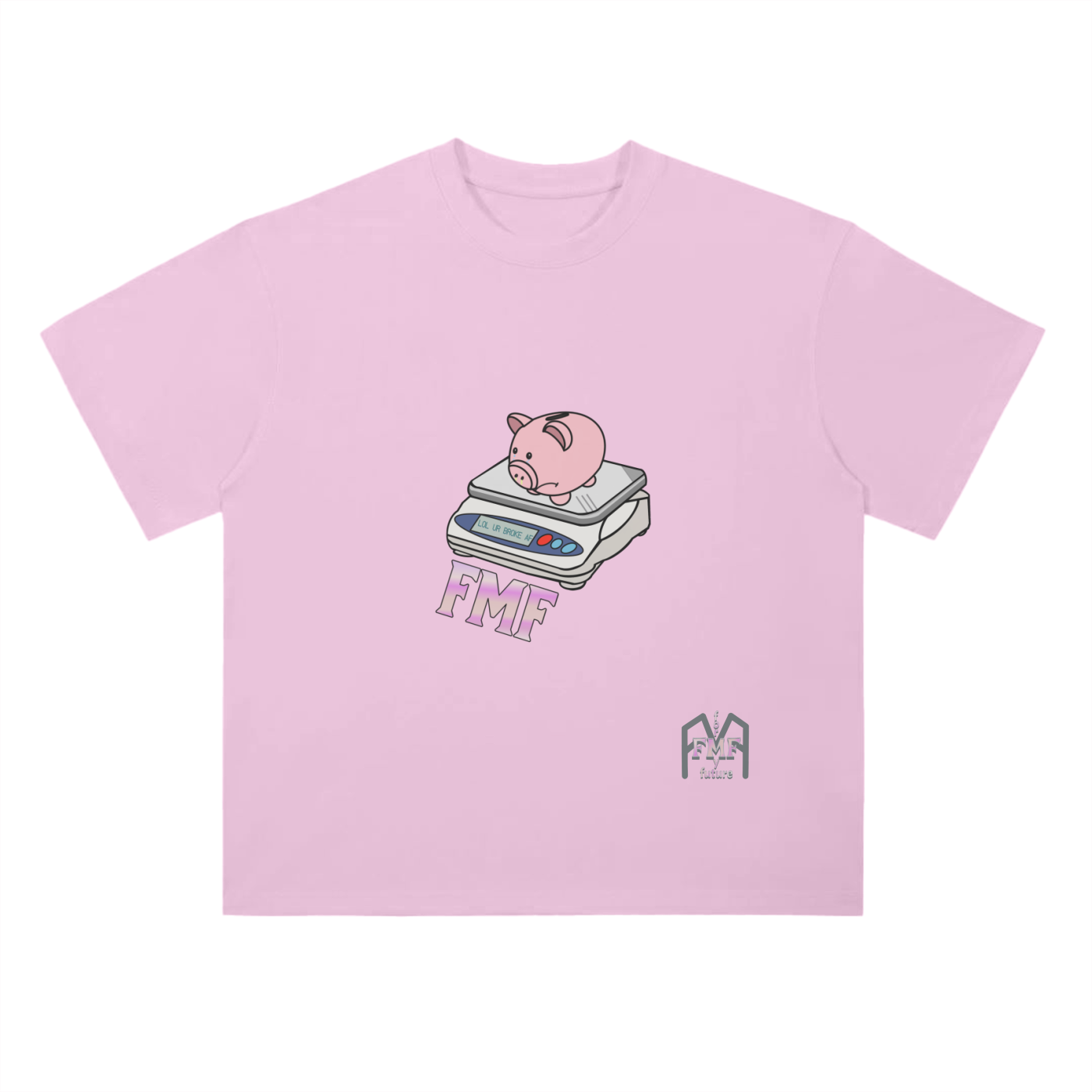 “Poor Piggy” Drop Shoulder T-Shirt