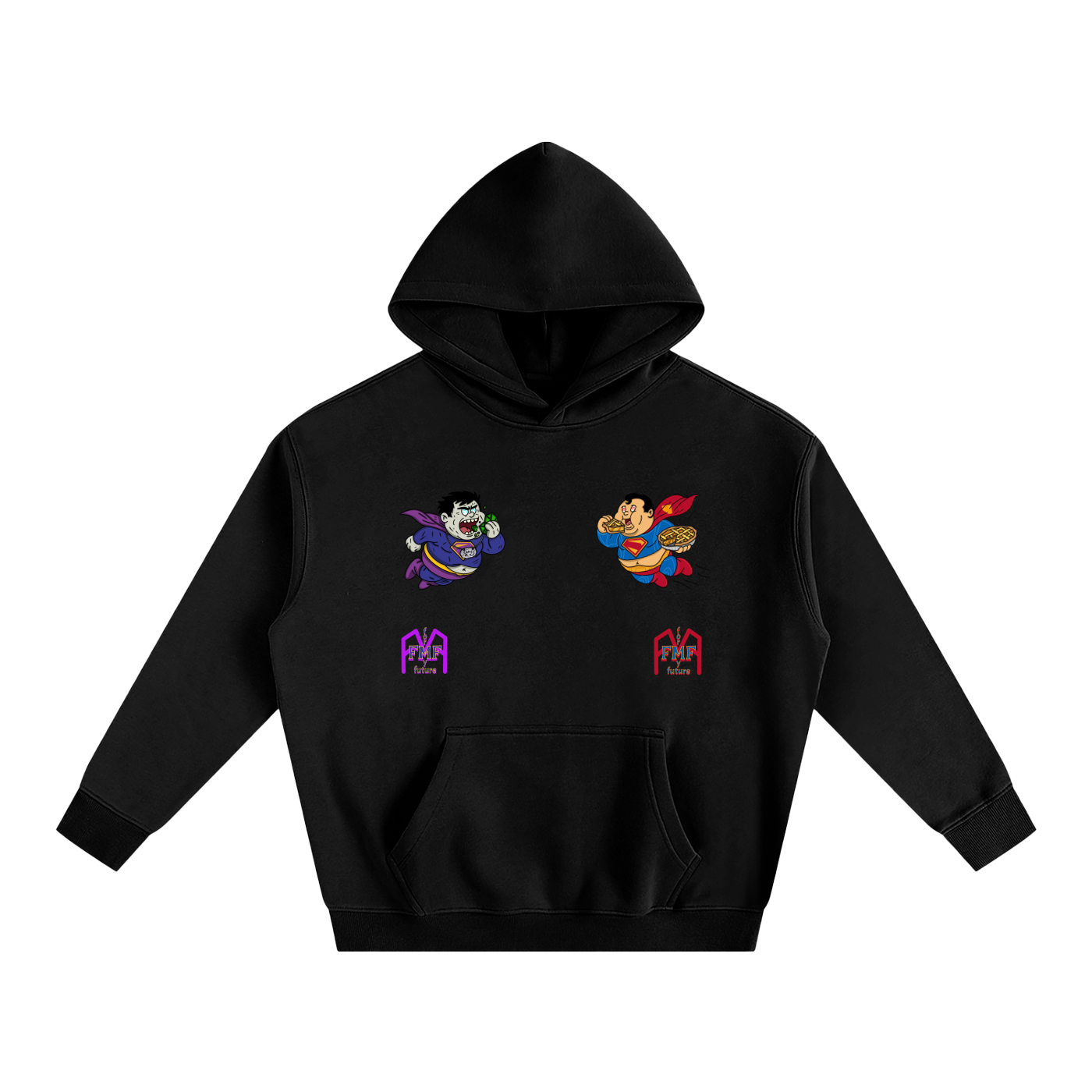 “Versus #2” Oversize Fleeced Hoodie