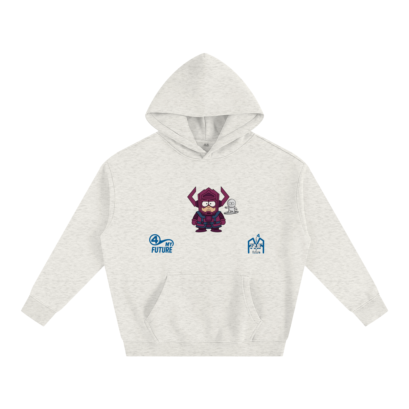 “Heralds” Oversize Fleeced Hoodie