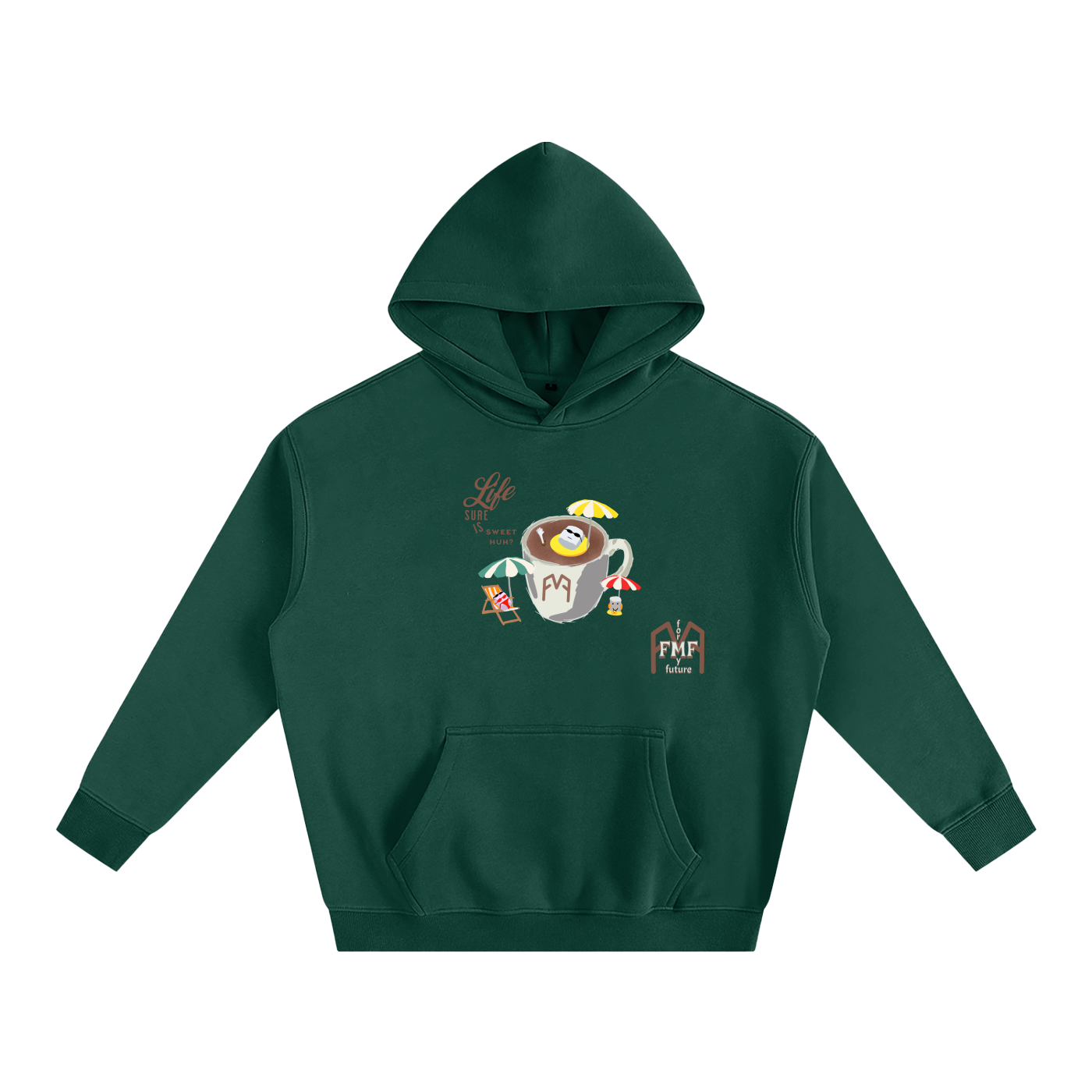 “Sure Is Sweet” Oversize Fleeced Hoodie