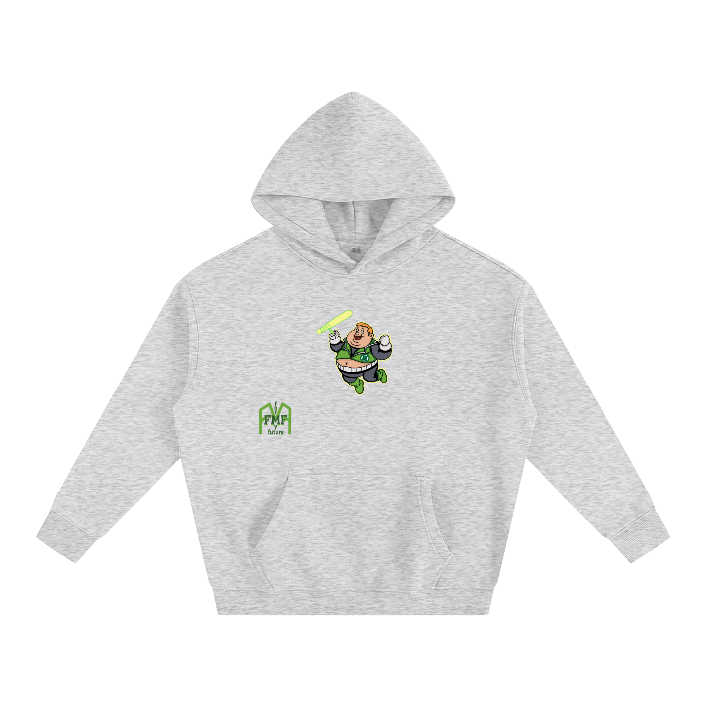 “Fat Gardener” Oversize Fleeced Hoodie