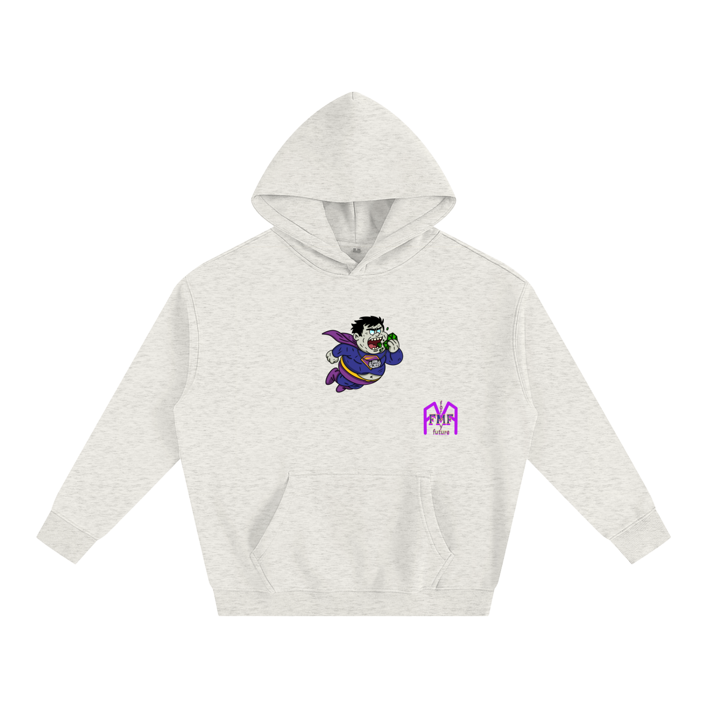 “Bizarro” Oversize Fleeced Hoodie