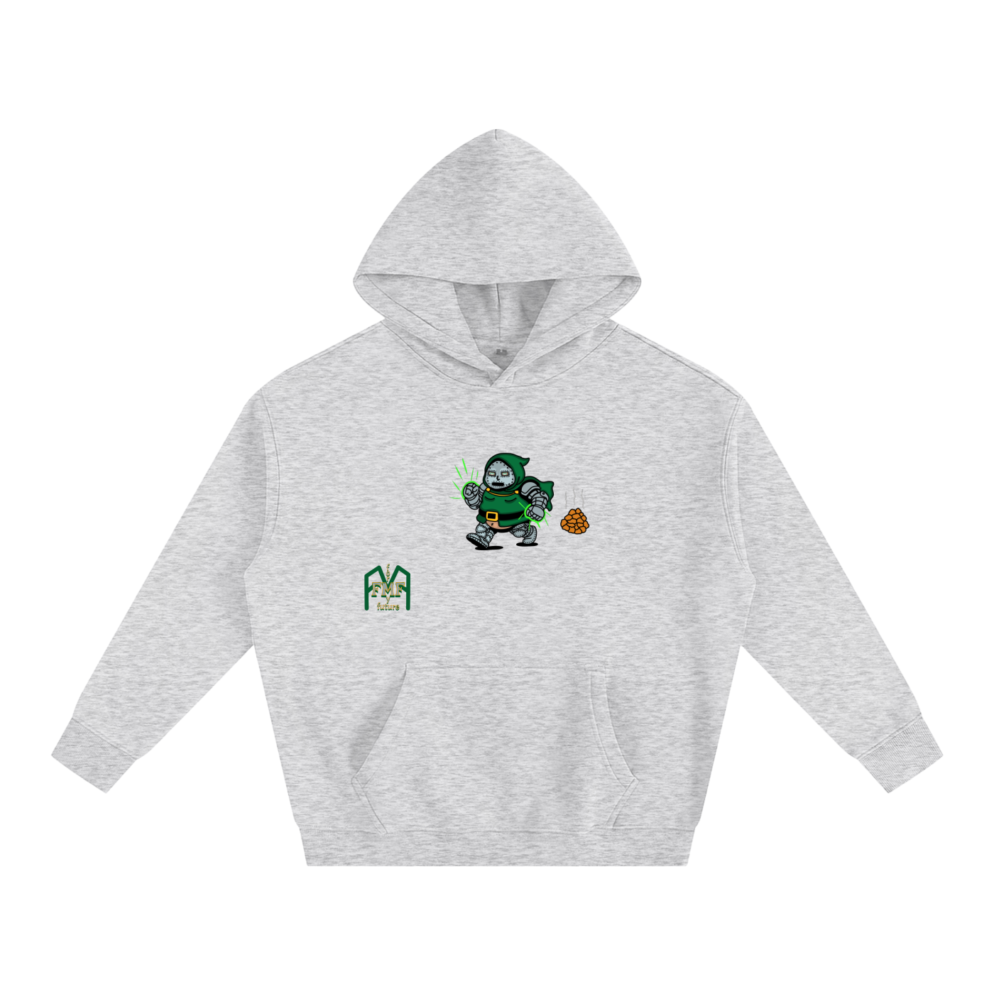 “Doctor Feast” Oversize Fleeced Hoodie