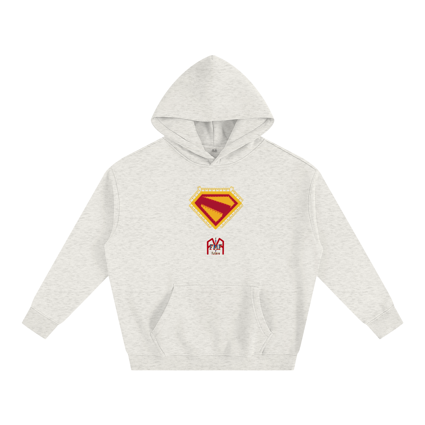 “Super-FMF” Oversize Fleeced Hoodie