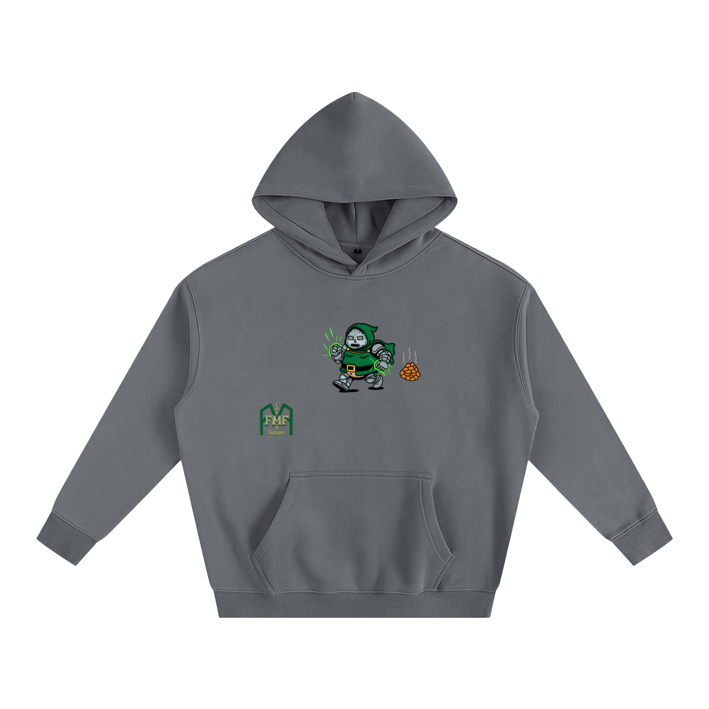 “Doctor Feast” Oversize Fleeced Hoodie