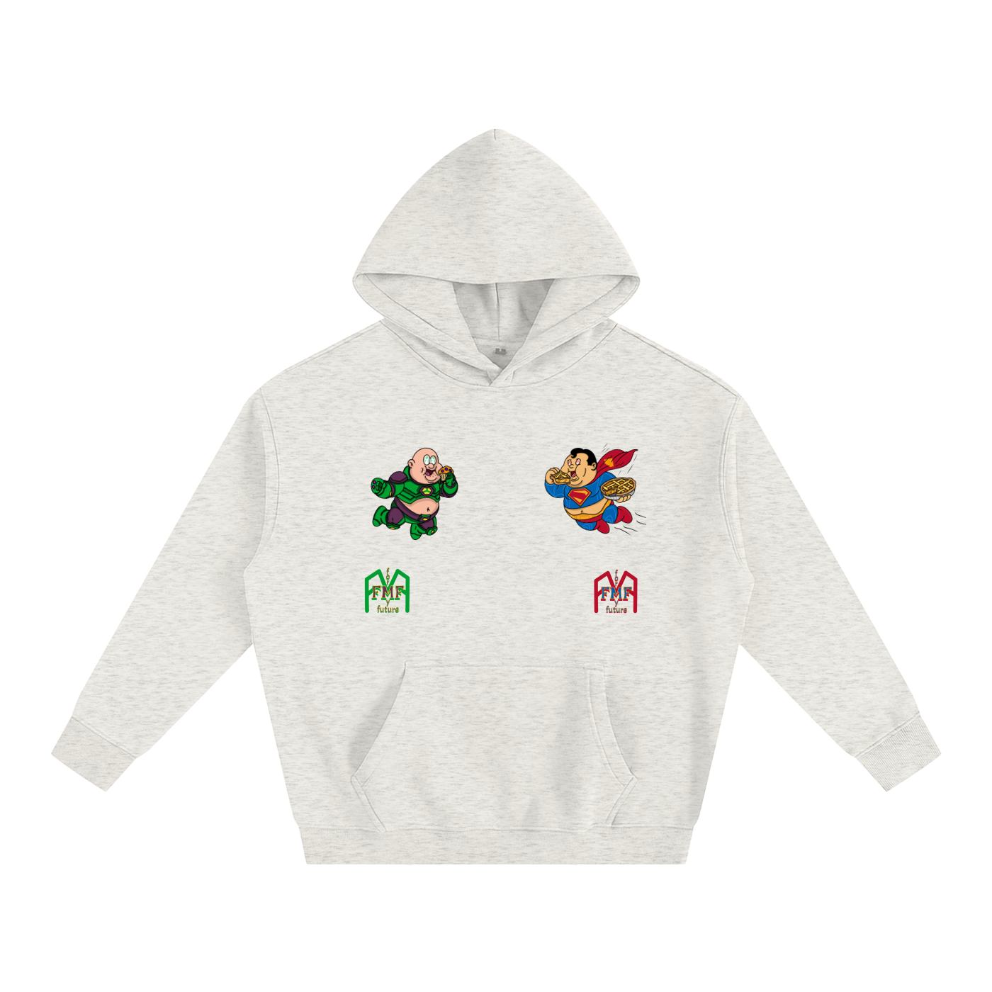 “Versus #1” Oversize Fleeced Hoodie