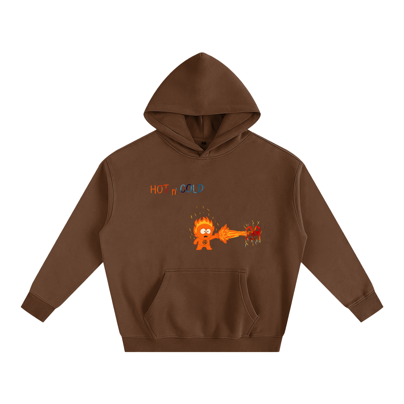 “Hot” Oversize Fleeced Hoodie