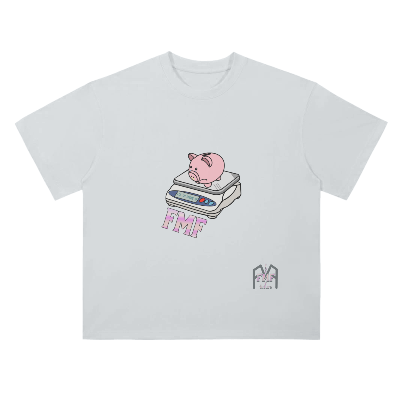 “Poor Piggy” Drop Shoulder T-Shirt