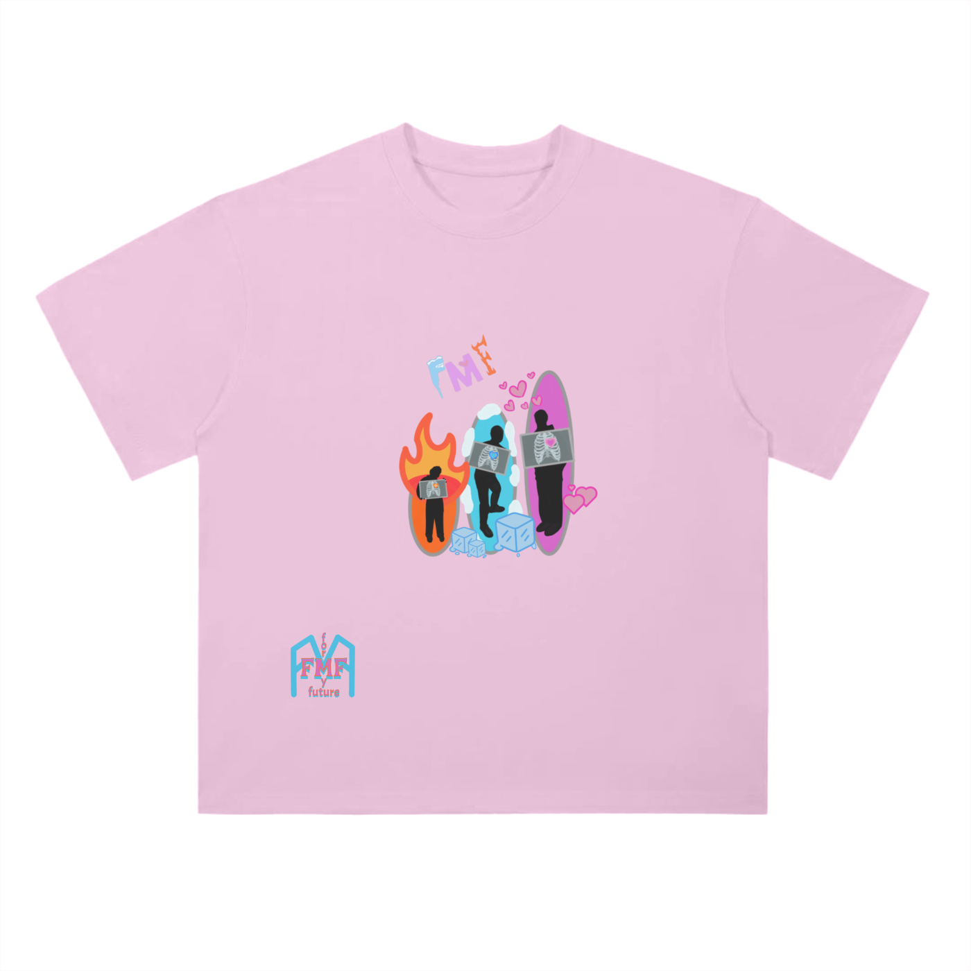 “Silhouettes” Drop Shoulder T-Shirt