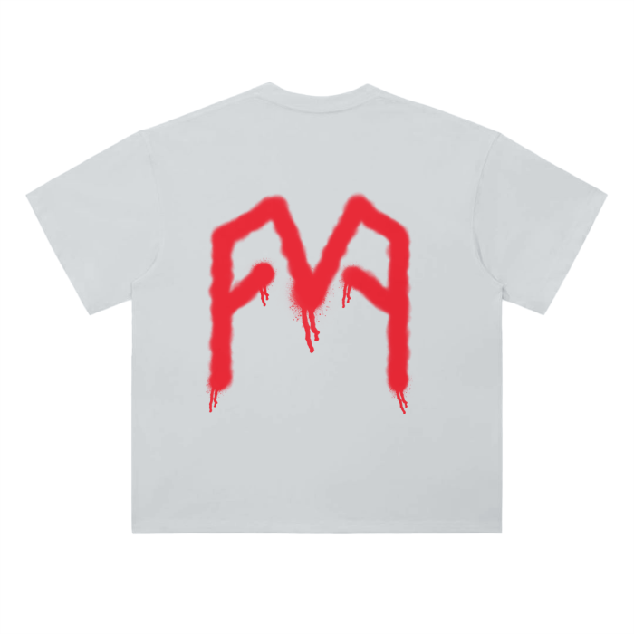 “Graffiti” (Red) Drop Shoulder T-Shirt