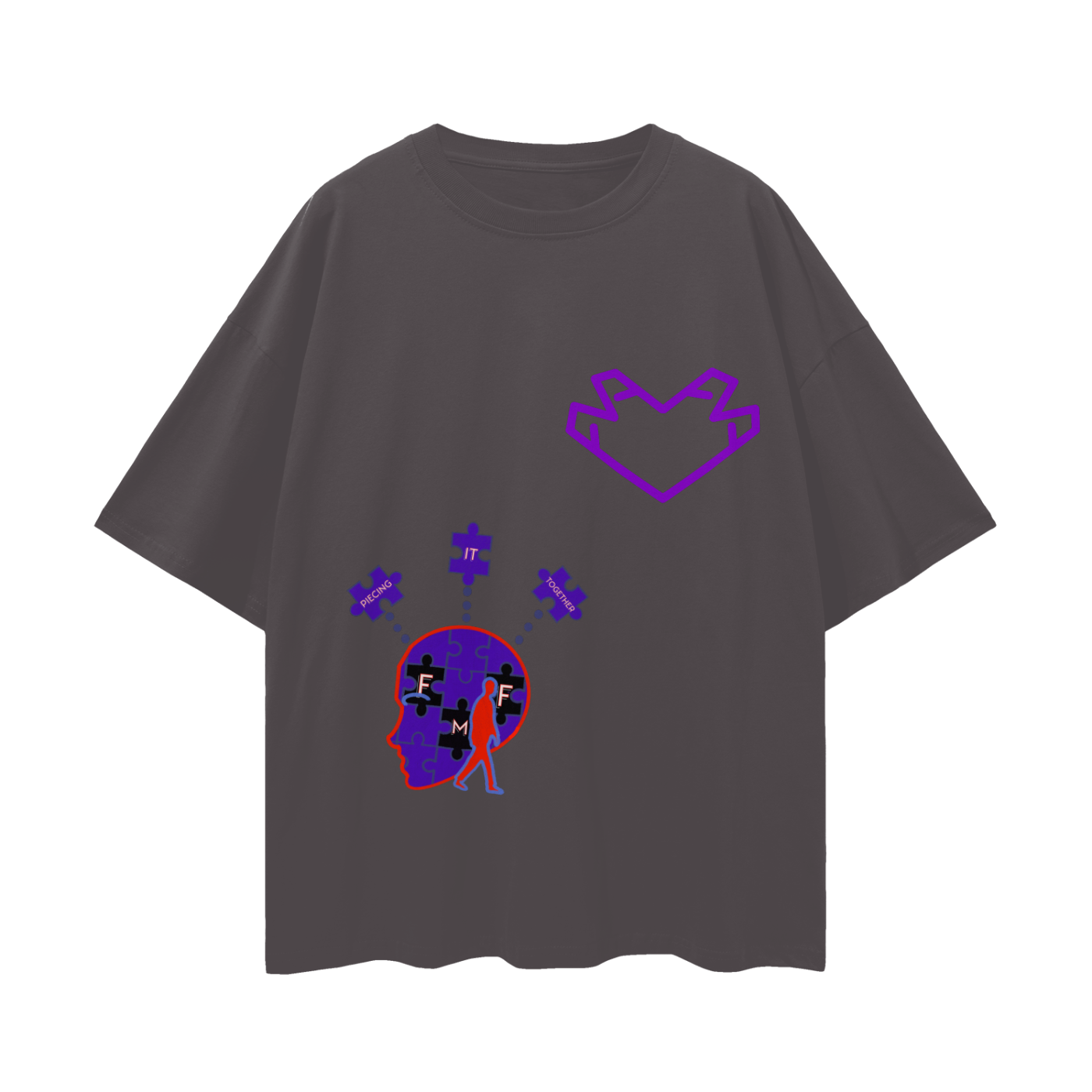“Piecing It Together” Oversize Tee