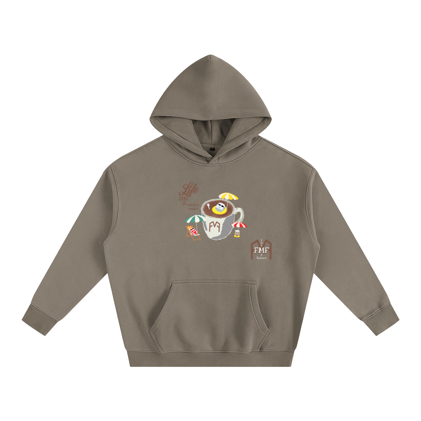 “Sure Is Sweet” Oversize Fleeced Hoodie