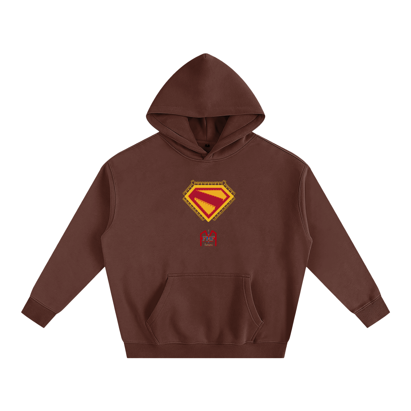 “Super-FMF” Oversize Fleeced Hoodie