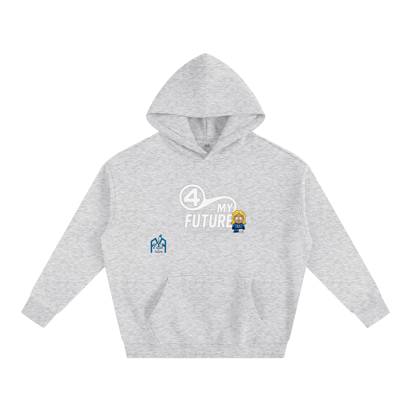“Invisible Woman” Oversize Fleeced Hoodie