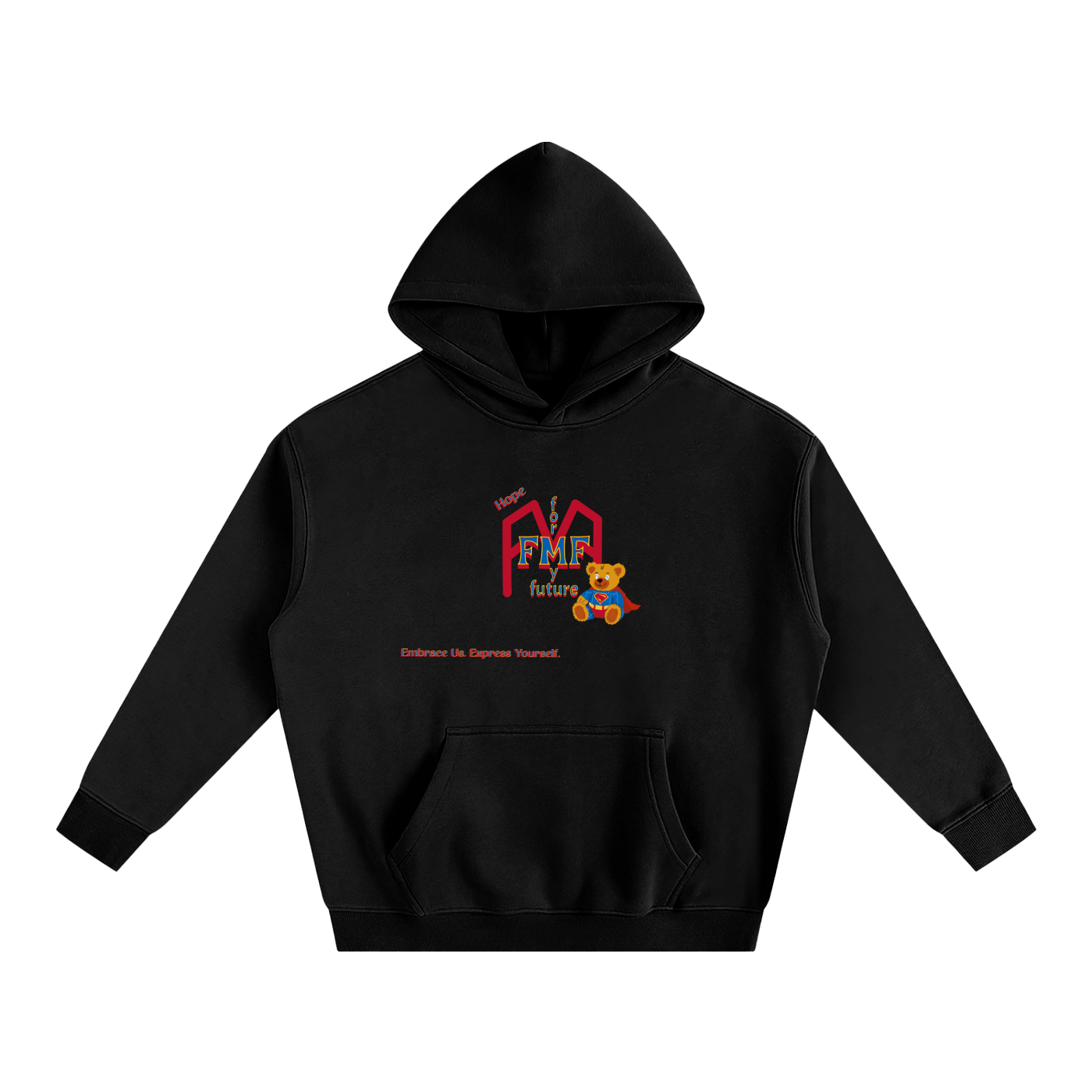 “Super Teddy” Oversize Fleeced Hoodie