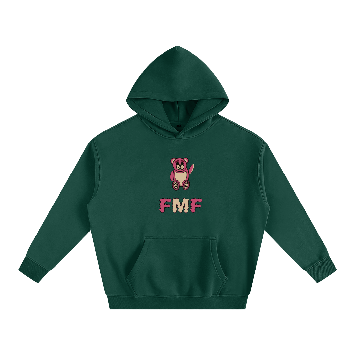 “Pink Bear” Oversize Hoodie