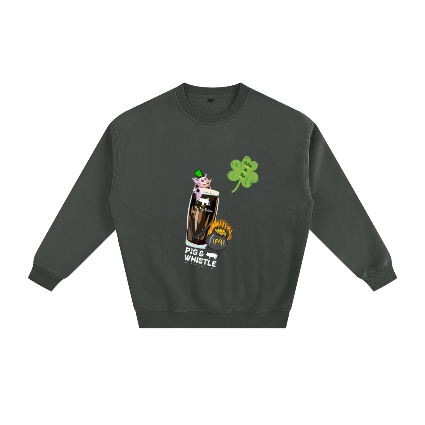 “Split The G” Fleeced Sweatshirt