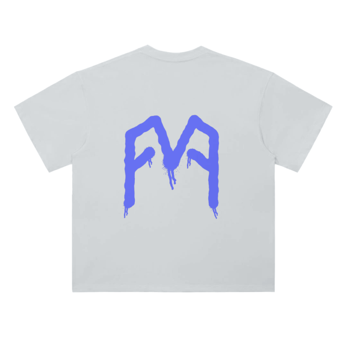 “Graffiti” (Blue) Drop Shoulder T-Shirt