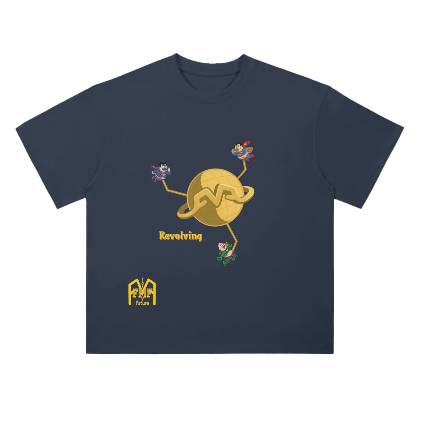 “Revolving” Drop Shoulder T-Shirt
