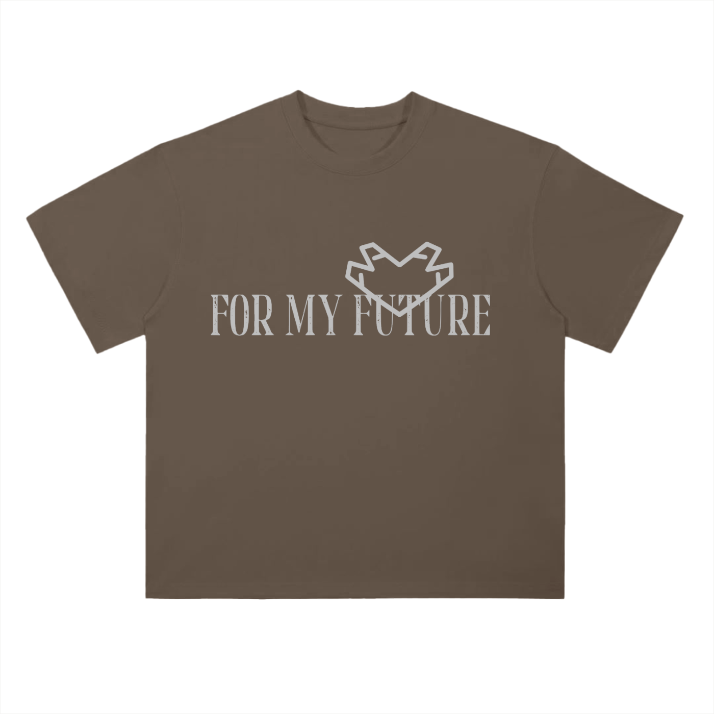 “<3” (Gray) Drop Shoulder T-Shirt