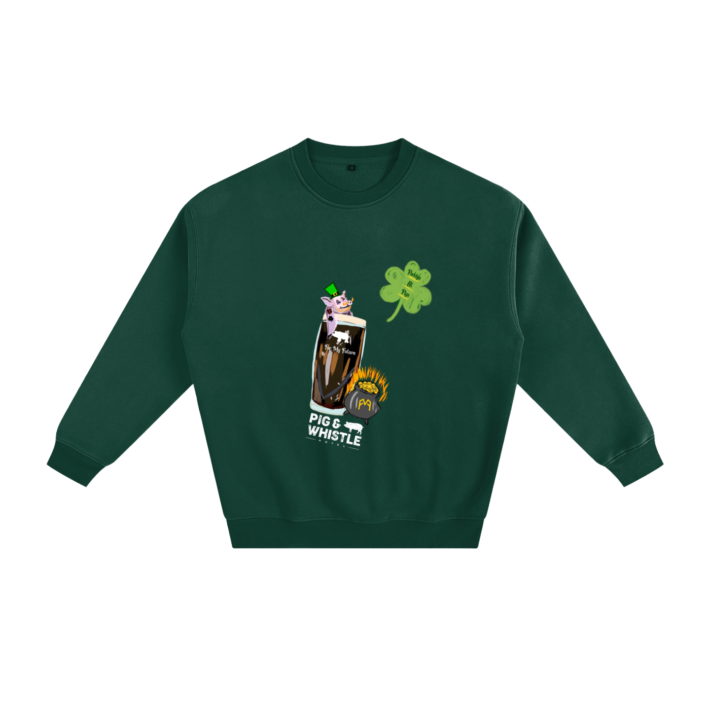 “Split The G” Fleeced Sweatshirt
