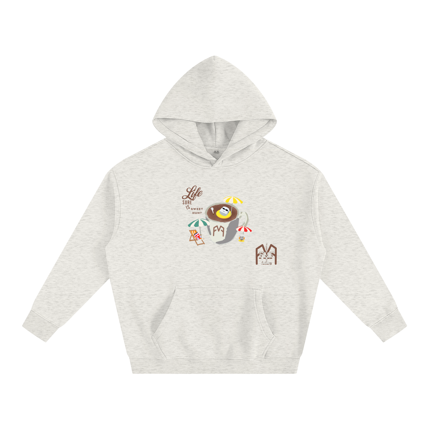 “Sure Is Sweet” Oversize Fleeced Hoodie