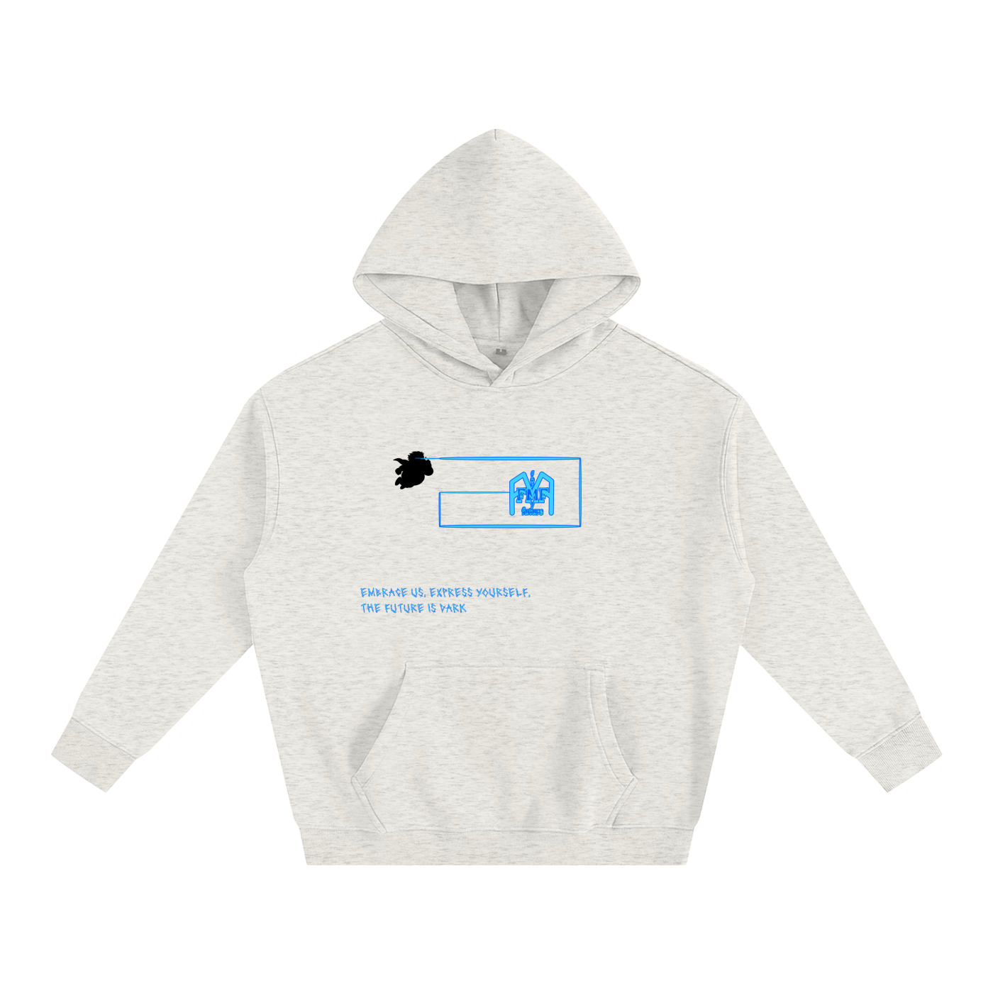 “Ice Vision” Oversize Fleeced Hoodie