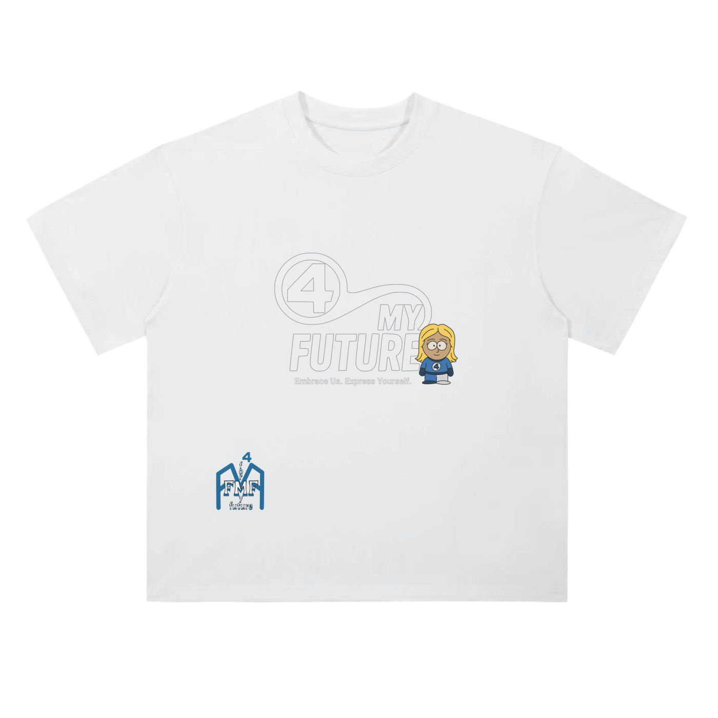 “Invisible Woman” Drop Shoulder T-Shirt