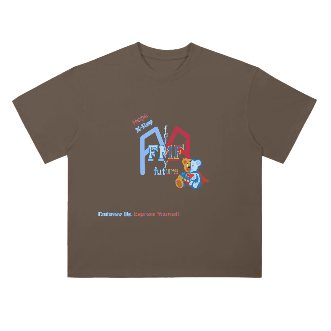 “Super Teddy” (X-Ray) Drop Shoulder T-Shirt